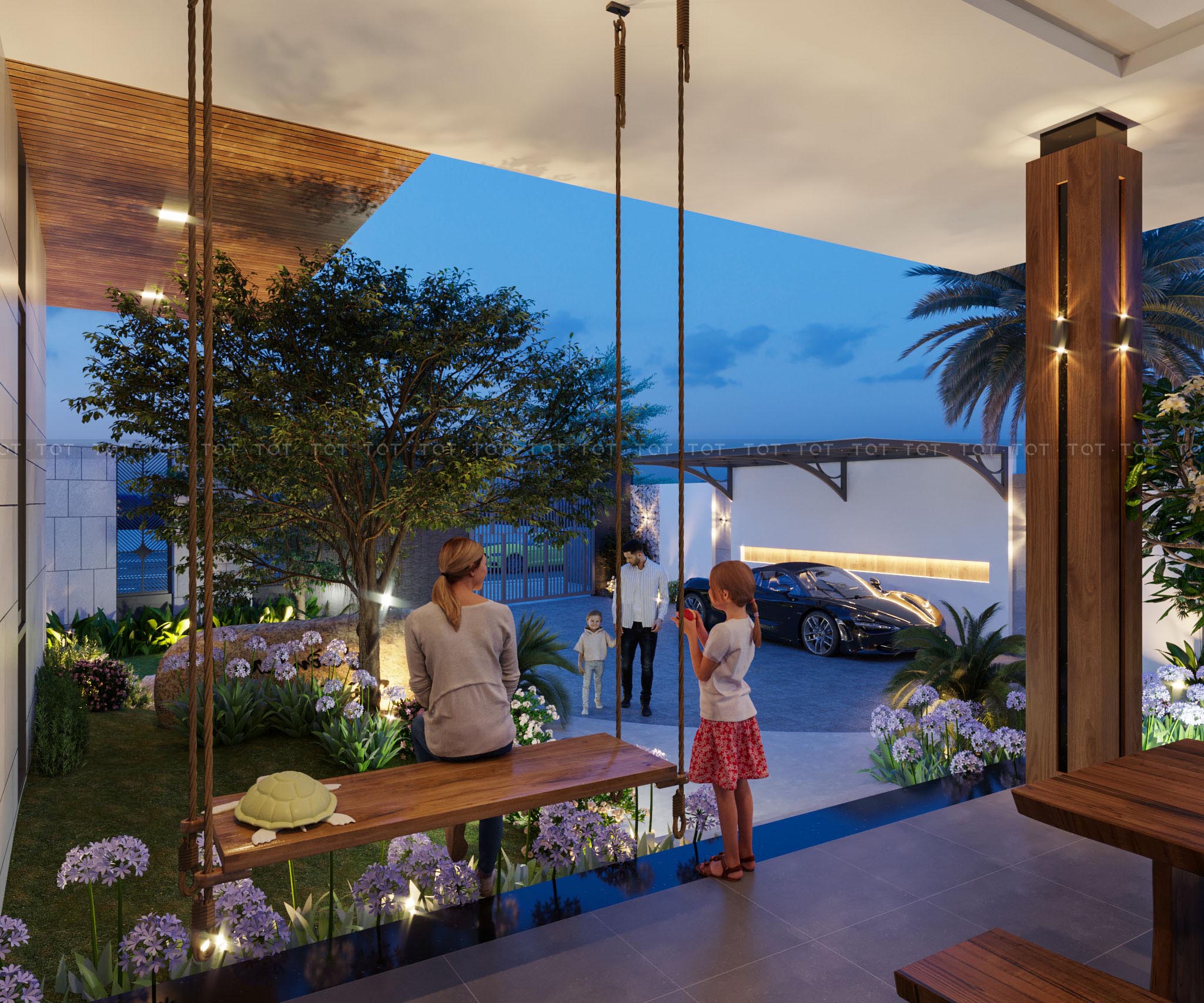 Kiến trúc TQT chuyên thiết kế kiến trúc nội thất và xây nhà trọn gói cho các công trình nhà phố, biệt thự