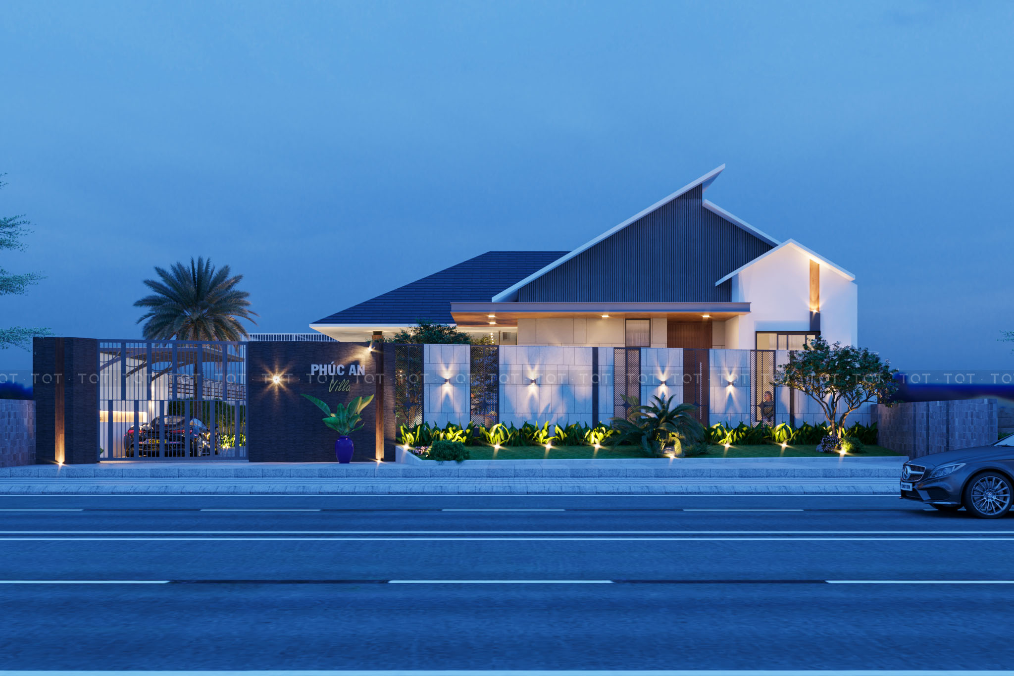 Kiến trúc TQT chuyên thiết kế kiến trúc nội thất và xây nhà trọn gói cho các công trình nhà phố, biệt thự