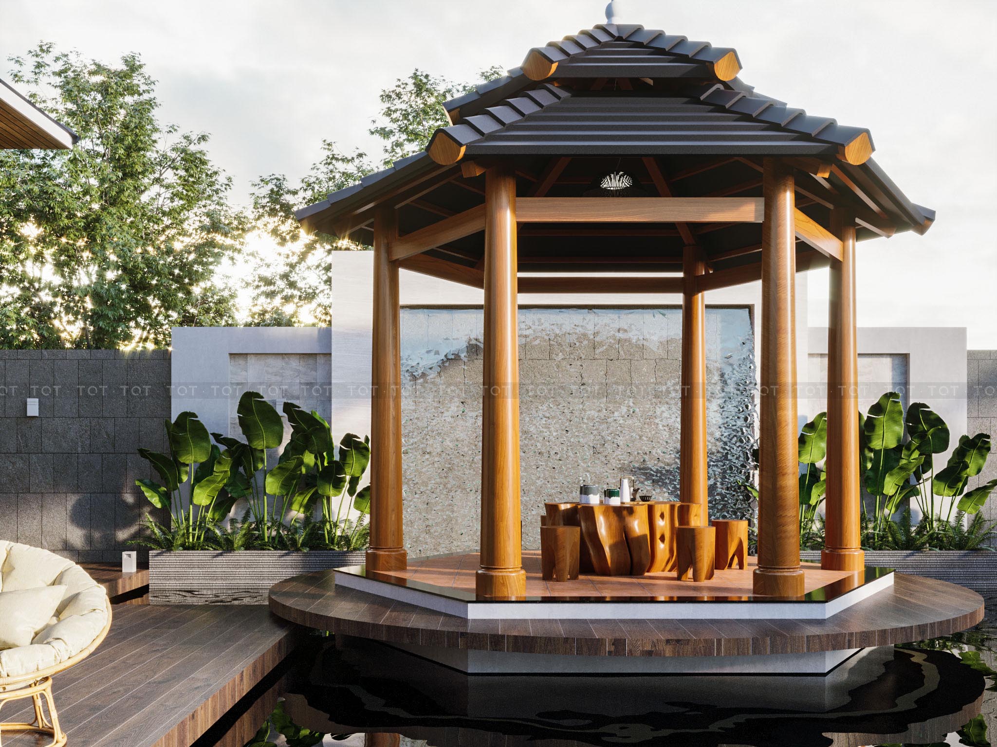 Kiến trúc TQT chuyên thiết kế kiến trúc nội thất và xây nhà trọn gói cho các công trình nhà phố, biệt thự