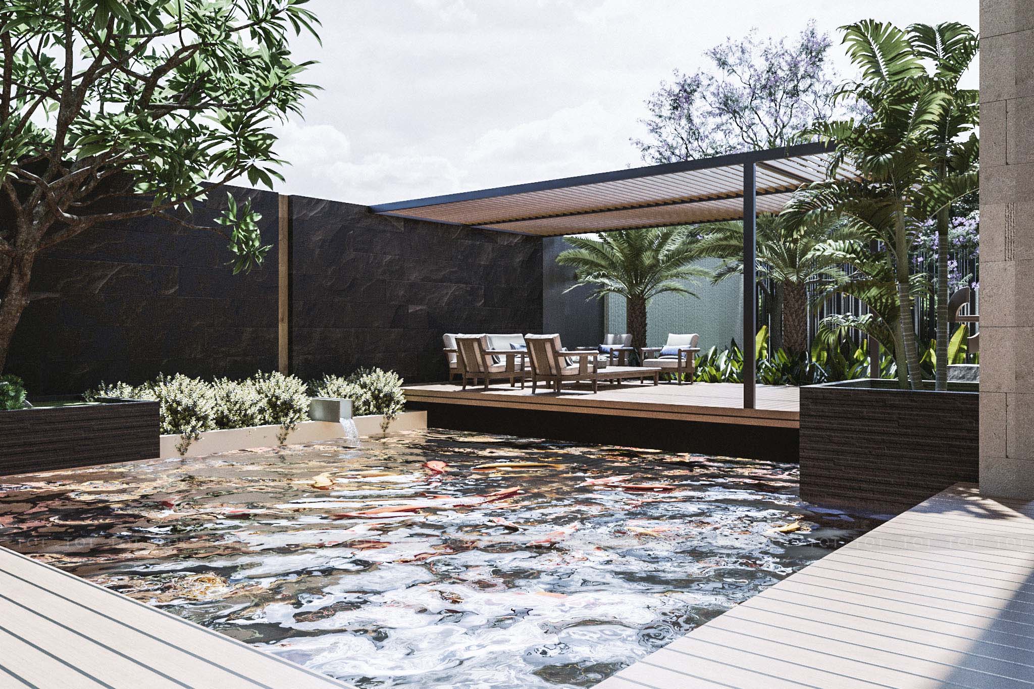 Kiến trúc TQT chuyên thiết kế kiến trúc nội thất và xây nhà trọn gói cho các công trình nhà phố, biệt thự