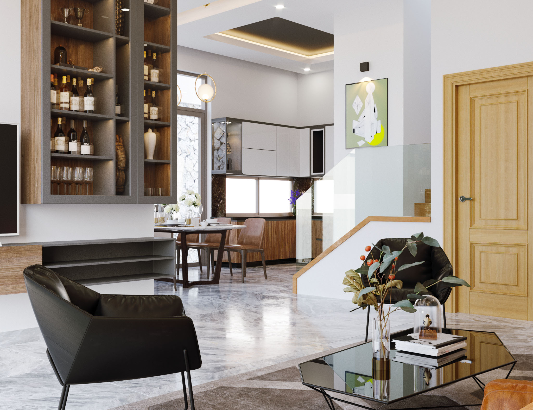 Kiến trúc TQT chuyên thiết kế kiến trúc nội thất và xây nhà trọn gói cho các công trình nhà phố, biệt thự