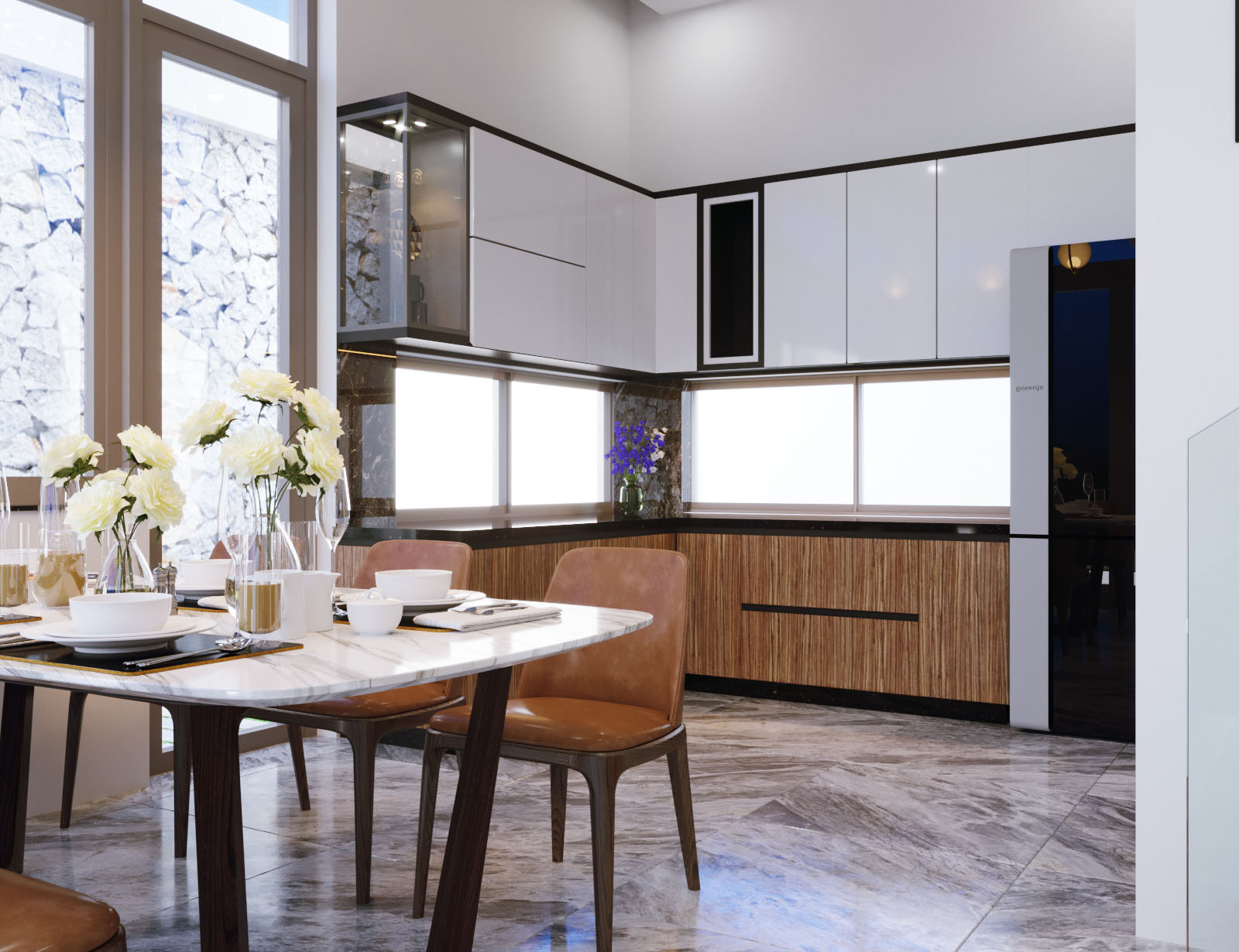 Kiến trúc TQT chuyên thiết kế kiến trúc nội thất và xây nhà trọn gói cho các công trình nhà phố, biệt thự