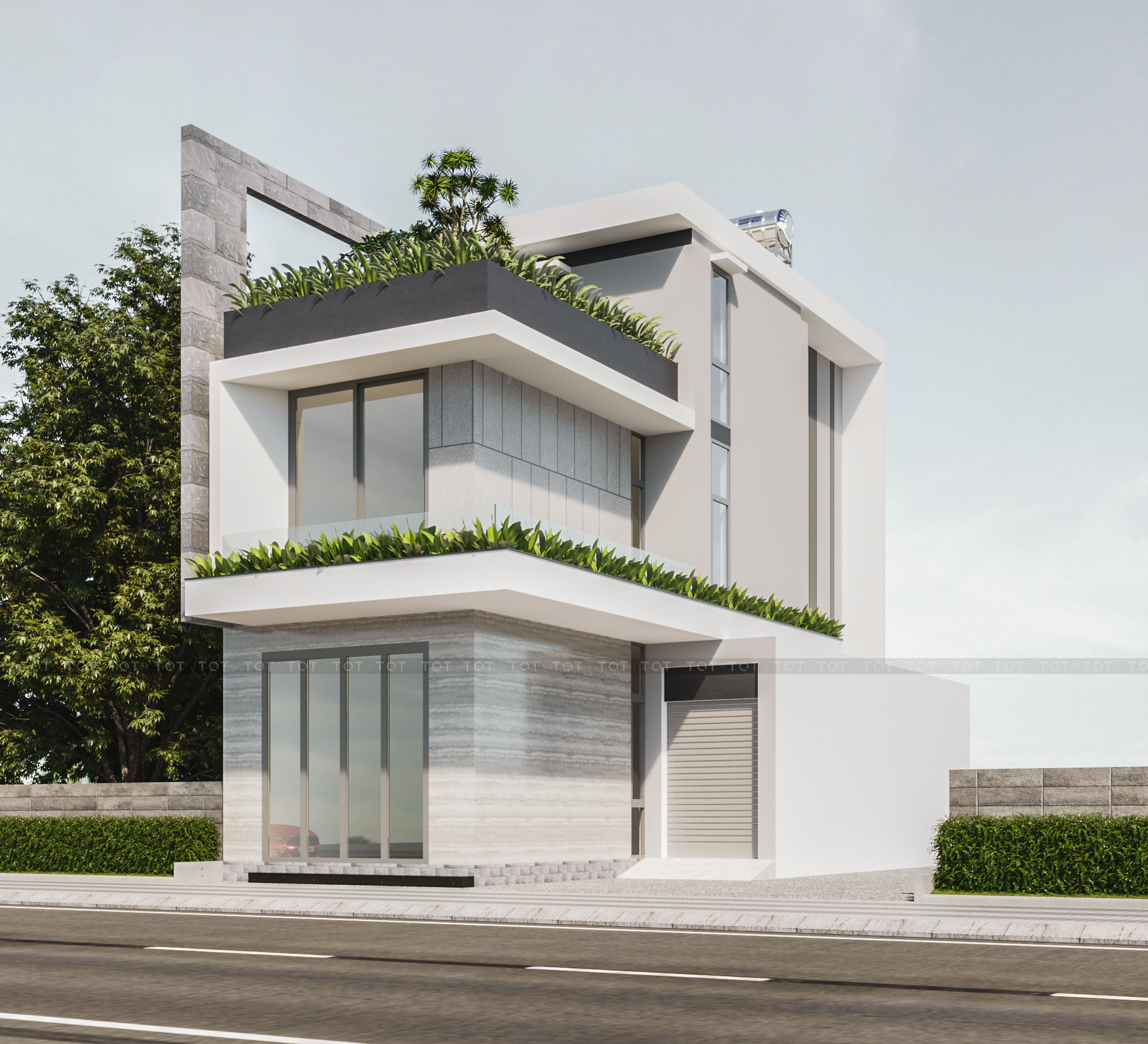 Kiến trúc TQT chuyên thiết kế kiến trúc nội thất và xây nhà trọn gói cho các công trình nhà phố, biệt thự