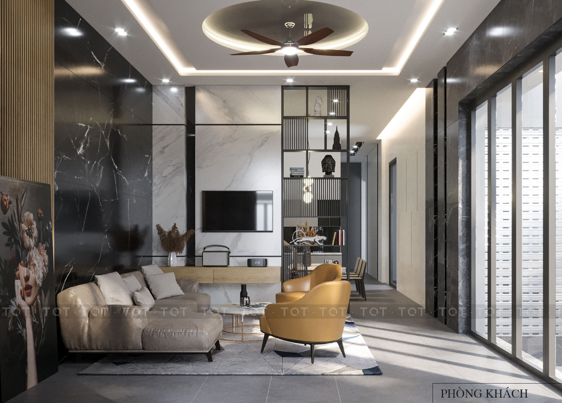 Kiến trúc TQT chuyên thiết kế kiến trúc nội thất và xây nhà trọn gói cho các công trình nhà phố, biệt thự
