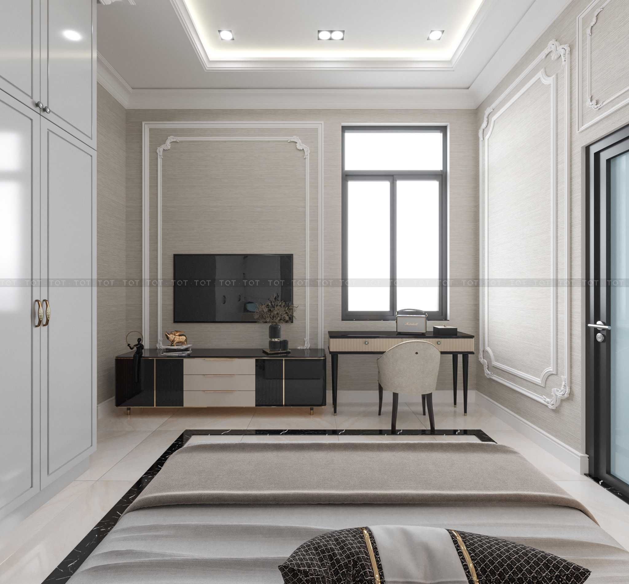 Kiến trúc TQT chuyên thiết kế kiến trúc nội thất và xây nhà trọn gói cho các công trình nhà phố, biệt thự