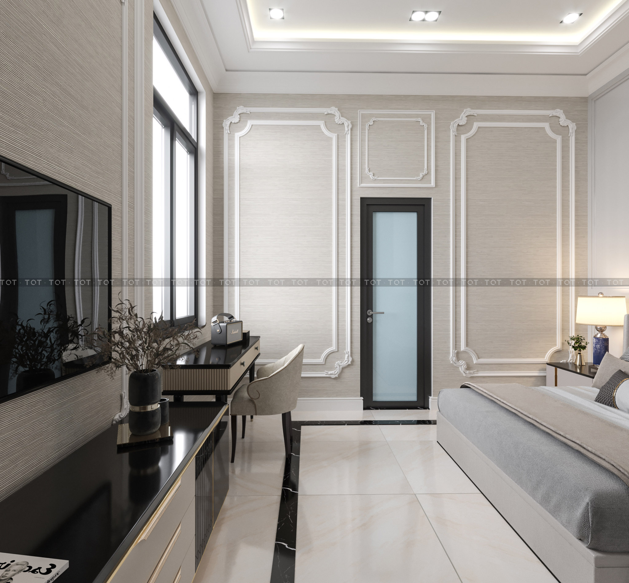 Kiến trúc TQT chuyên thiết kế kiến trúc nội thất và xây nhà trọn gói cho các công trình nhà phố, biệt thự