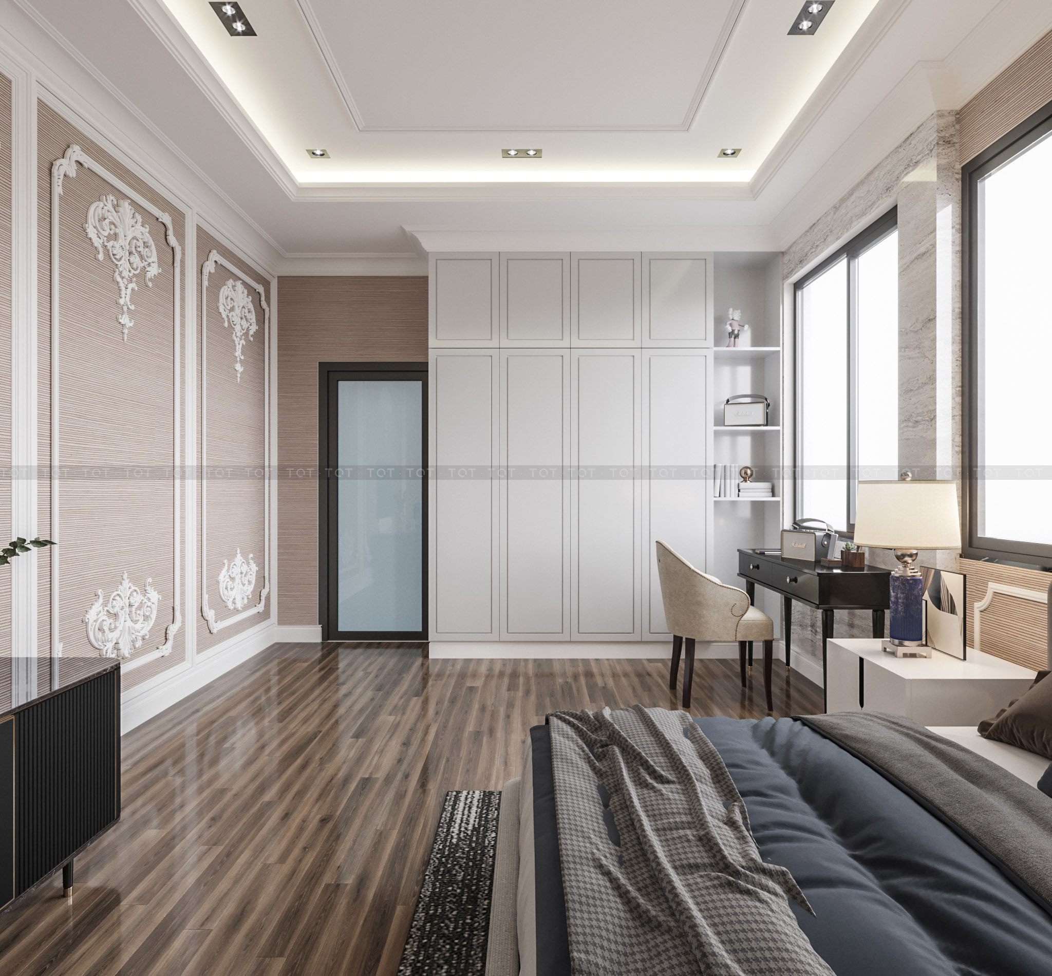 Kiến trúc TQT chuyên thiết kế kiến trúc nội thất và xây nhà trọn gói cho các công trình nhà phố, biệt thự