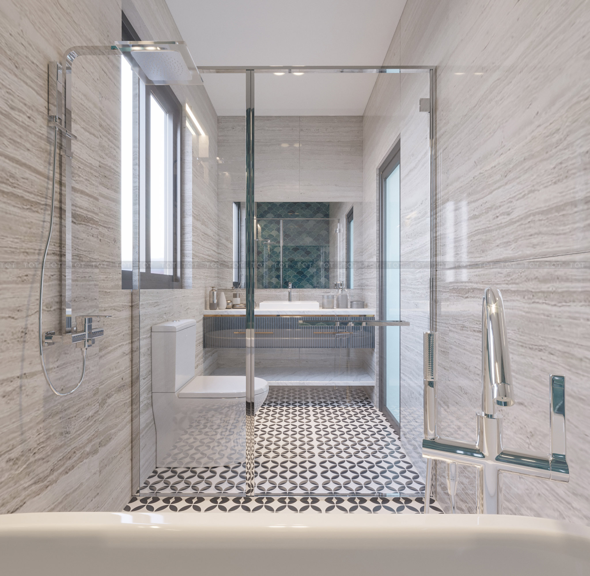 Kiến trúc TQT chuyên thiết kế kiến trúc nội thất và xây nhà trọn gói cho các công trình nhà phố, biệt thự