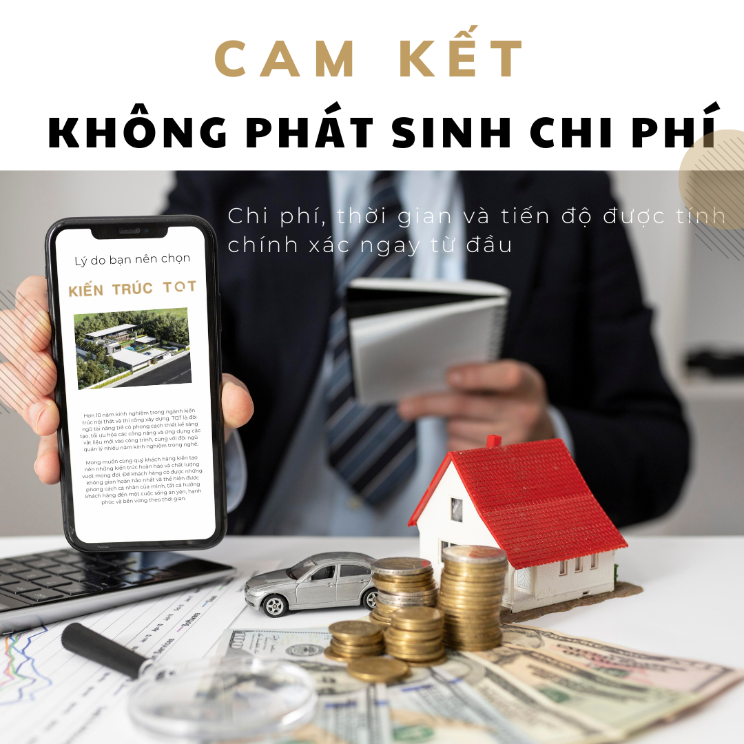 Kiến trúc TQT chuyên thiết kế kiến trúc nội thất và xây nhà trọn gói cho các công trình nhà phố, biệt thự