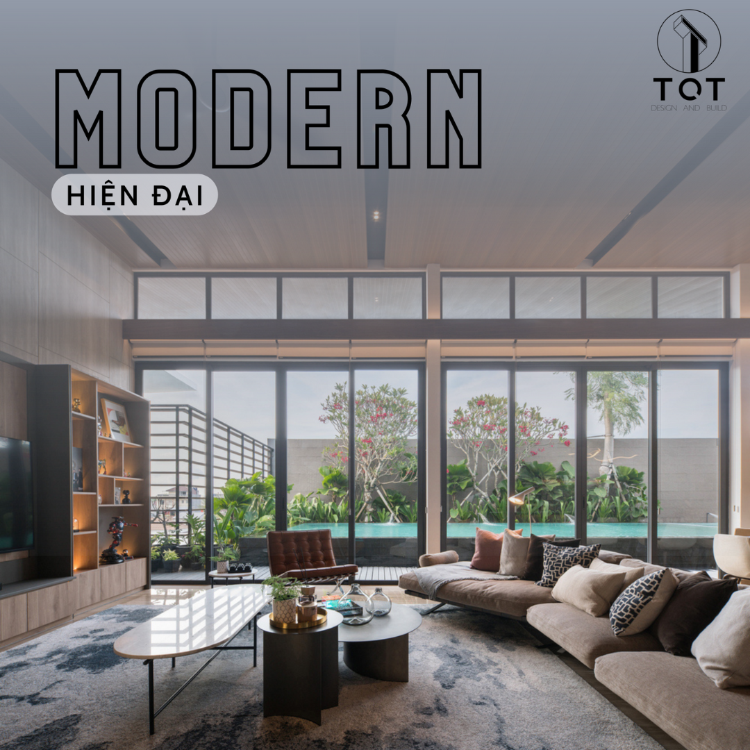 Kiến trúc TQT chuyên thiết kế kiến trúc nội thất và xây nhà trọn gói cho các công trình nhà phố, biệt thự